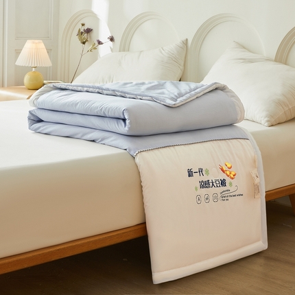 91家纺网 家纺一手货源 找家纺 （总）钰博2024新款冰丝绸凉感夏被空调被夏凉被大豆被