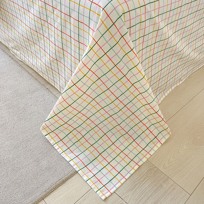 91家纺网 家纺一手货源 找家纺 顾里2024新款40支13372全棉四件套-韩风系列 油画动物