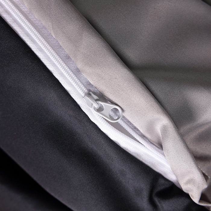 91家纺网 家纺一手货源 找家纺 摩卡 2024新款博主风水洗真丝四件套 小香-黑