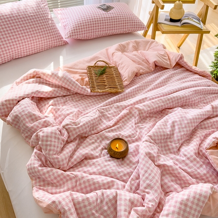 91家纺网 家纺一手货源 找家纺 （总）贝扬思 2025新款水洗云朵棉无印风单夏被子被芯