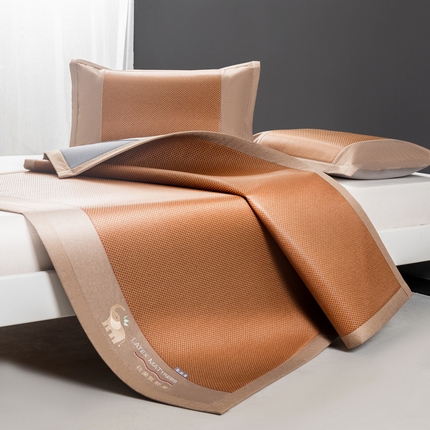 91家纺网 家纺一手货源 找家纺 （总）宜派家纺 2025年夏季新款凉席冰丝席藤席席抗菌席床笠款凉感席童席竹席