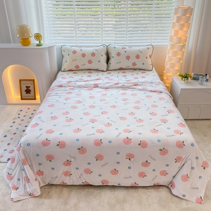 91家纺网 家纺一手货源 找家纺 （总）花满路 2024新款A类母婴级凉感夏被