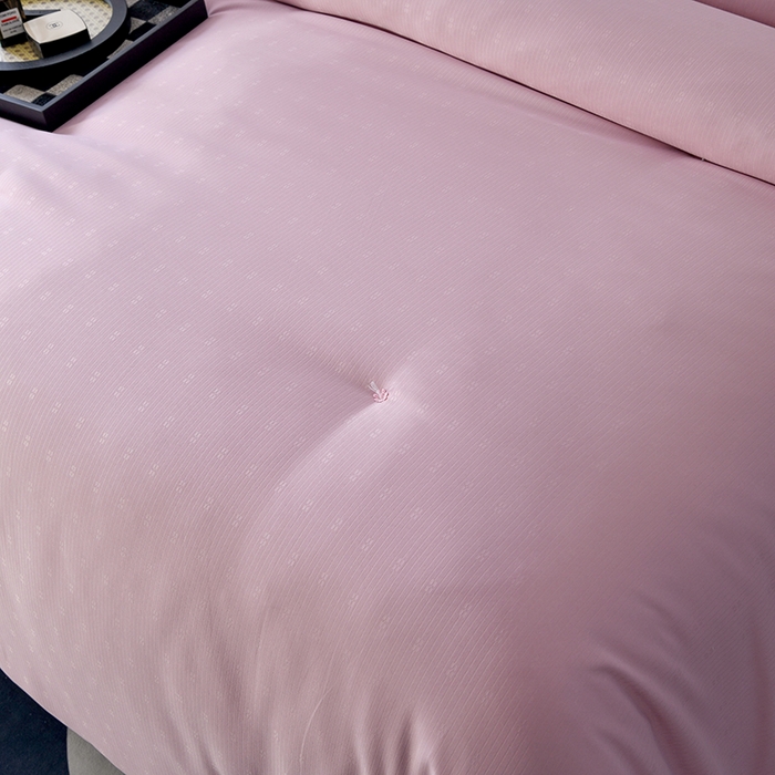 91家纺网 家纺一手货源 找家纺 鑫田 2025新款提花蚕丝被100%桑蚕丝被春秋被双人子母被二合一冬被礼品被夏凉被 豆沙色