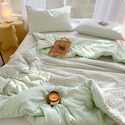 91家纺网 家纺一手货源 找家纺 （总）贝扬思 2025新款水洗云朵棉无印风单夏被子被芯