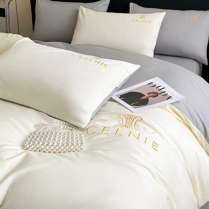 91家纺网 家纺一手货源 找家纺 （总）2024新款60s全棉刺绣四件套--凯琳娜系列