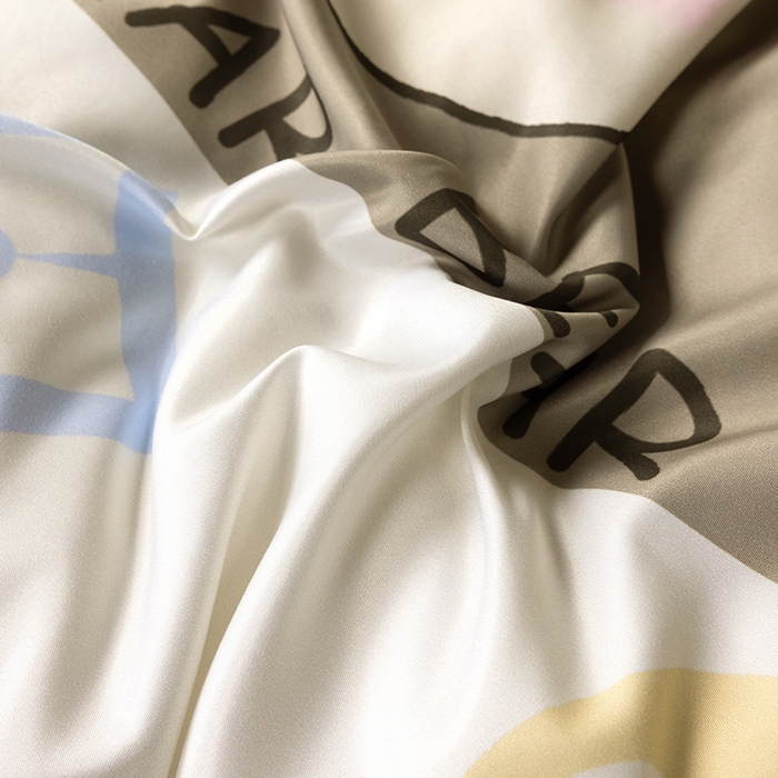 91家纺网 家纺一手货源 找家纺 摩卡 2024新款博主风水洗真丝四件套 糖果熊