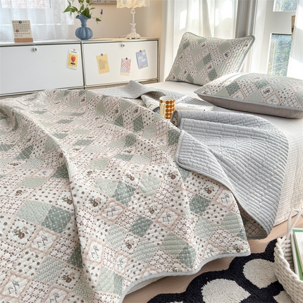 美优兰 2025春款全棉单面高温砂洗床盖 艾米