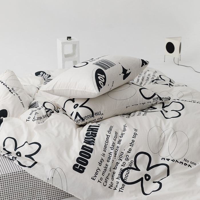 91家纺网 家纺一手货源 找家纺 卡姿家纺2024新款全棉40支13070极有家风格印花四件套 左岸-GM228546