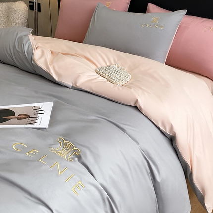 91家纺网 家纺一手货源 找家纺 （总）2024新款60s全棉刺绣四件套--凯琳娜系列