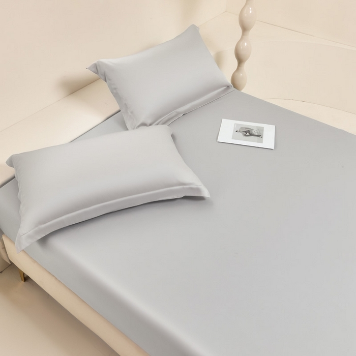 91家纺网 家纺一手货源 找家纺 涵宸 2024新款兰精天丝棉纯色单品-床笠 床笠-时尚灰