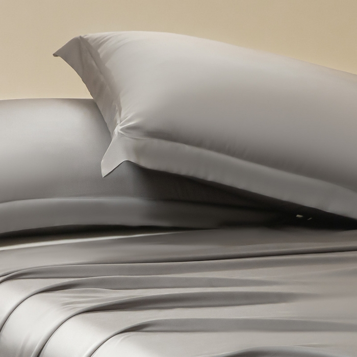 91家纺网 家纺一手货源 找家纺 涵宸 2024新款兰精天丝棉纯色单品-枕套 枕套-星夜灰