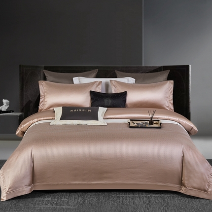 91家纺网 家纺一手货源 找家纺 （总）时亿 2024新款100支高精密色织提花四件套-多伦多