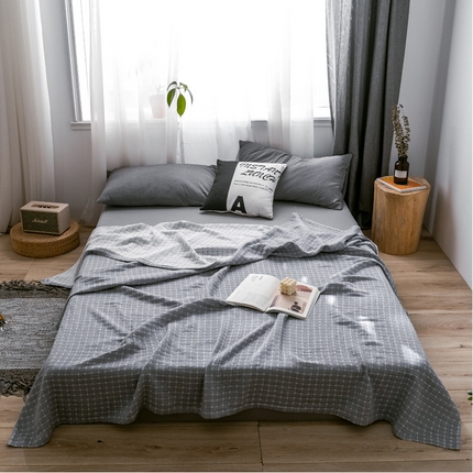 91家纺网 家纺一手货源 找家纺 （总）朴尔家纺-毛巾被 2024新款三层水洗棉全棉纱布毛巾被