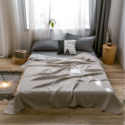 91家纺网 家纺一手货源 找家纺 （总）朴尔家纺-毛巾被 2024新款三层水洗棉全棉纱布毛巾被