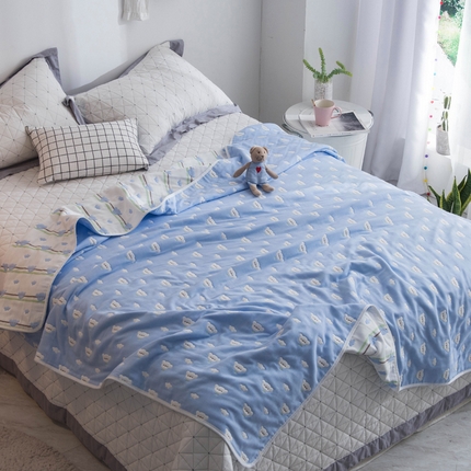 91家纺网 家纺一手货源 找家纺 （总）朴尔2024经典六层纱布全棉毛巾被系列-朴尔经典款常年备货