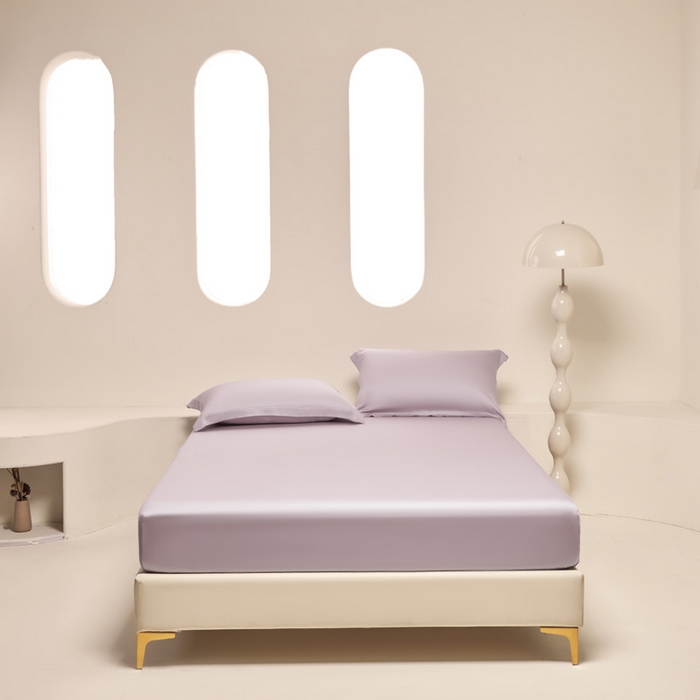 91家纺网 家纺一手货源 找家纺 涵宸 2024新款兰精天丝棉纯色单品-床笠 床笠-紫语