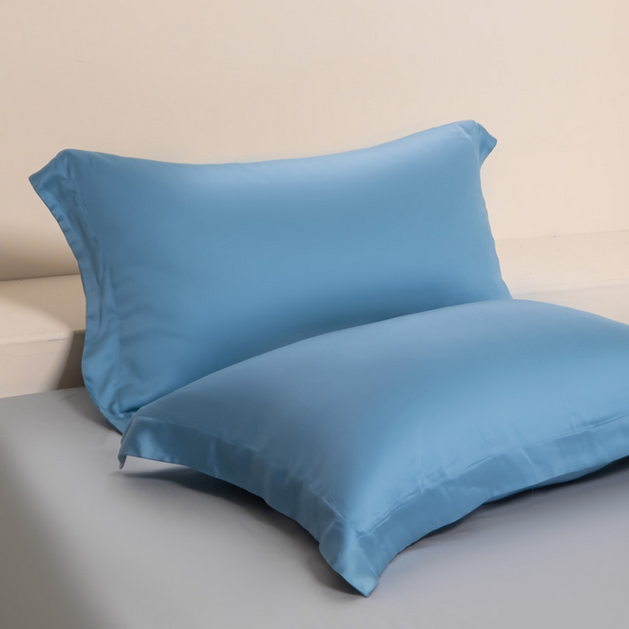 91家纺网 家纺一手货源 找家纺 涵宸 2024新款兰精天丝棉纯色单品-枕套 枕套-星耀兰