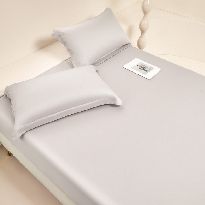 91家纺网 家纺一手货源 找家纺 涵宸 2024新款兰精天丝棉纯色单品-床笠 床笠-太空灰