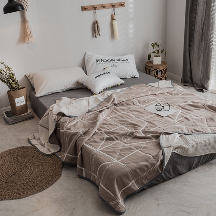 91家纺网 家纺一手货源 找家纺 （总）朴尔2024经典六层纱布全棉毛巾被系列-朴尔经典款常年备货