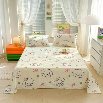 91家纺网 家纺一手货源 找家纺 （总）寻米 2024新款纯棉正宗13070印花小清新系列-单床单