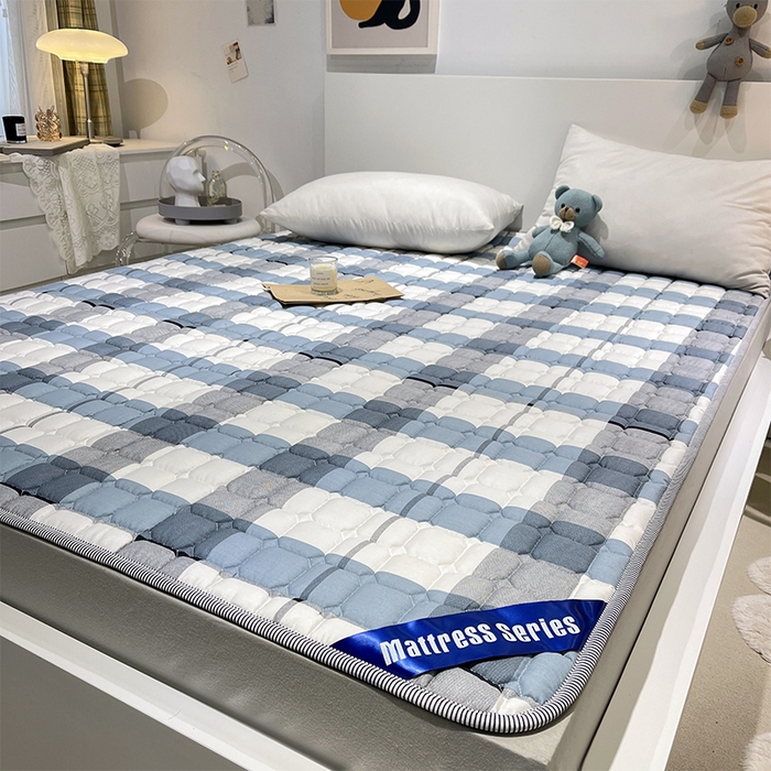 91家纺网 家纺一手货源 找家纺 （总）丽诺床垫  2022新款13070全棉印花防滑床褥