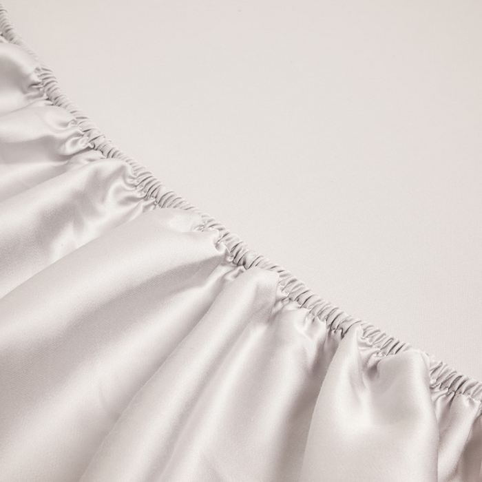 91家纺网 家纺一手货源 找家纺 涵宸 2024新款兰精天丝棉纯色单品-床笠 床笠-太空灰