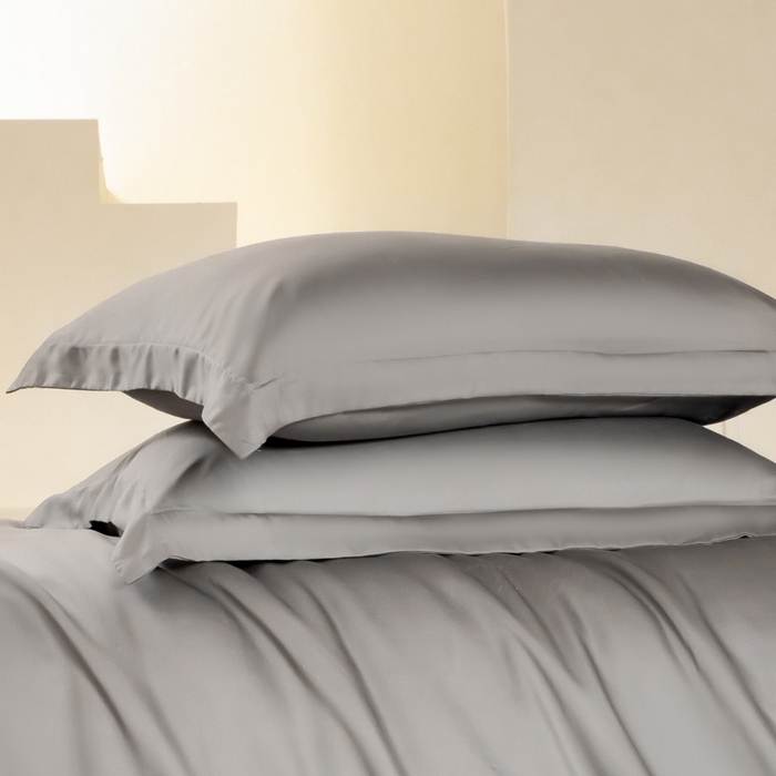 91家纺网 家纺一手货源 找家纺 涵宸 2024新款兰精天丝棉纯色单品-枕套 枕套-星夜灰