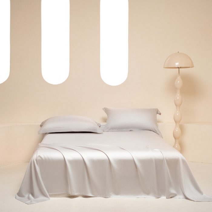 91家纺网 家纺一手货源 找家纺 涵宸 2024新款兰精天丝棉纯色单品-床单 床单-太空灰