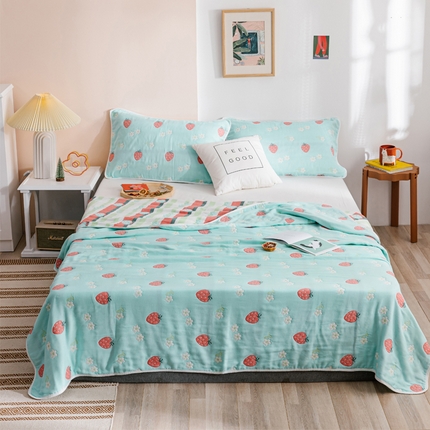 91家纺网 家纺一手货源 找家纺 （总）2024新款六层全棉纱布毛巾被-朴尔经典款常年备货