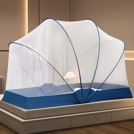 91家纺网 家纺一手货源 找家纺 （总）都市缘蚊帐 2024新款网红暖色系升级太空顶便携免安装大空间懒人折叠蚊帐