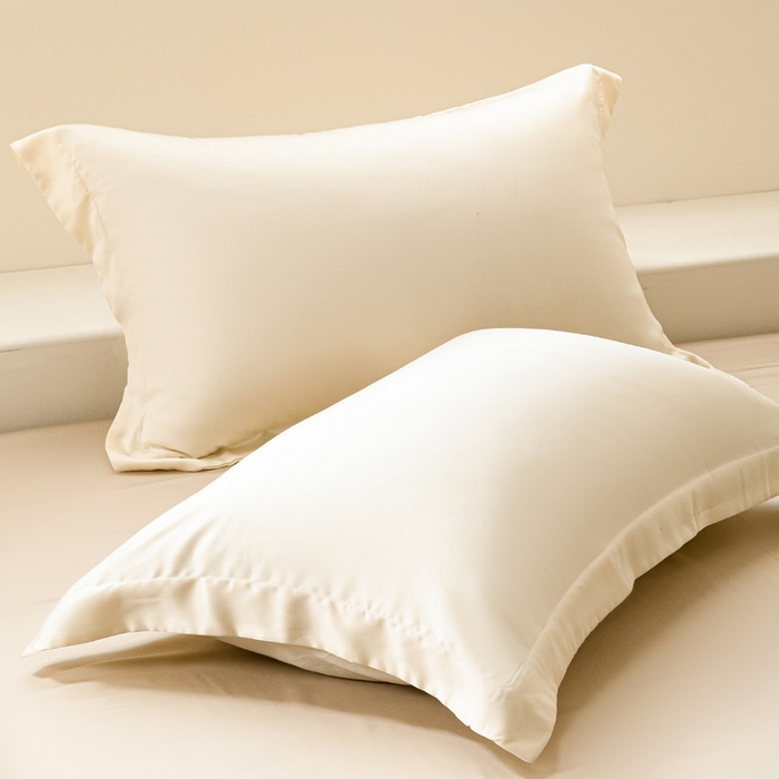 91家纺网 家纺一手货源 找家纺 （总）涵宸 2024新款兰精天丝棉纯色单品-枕套