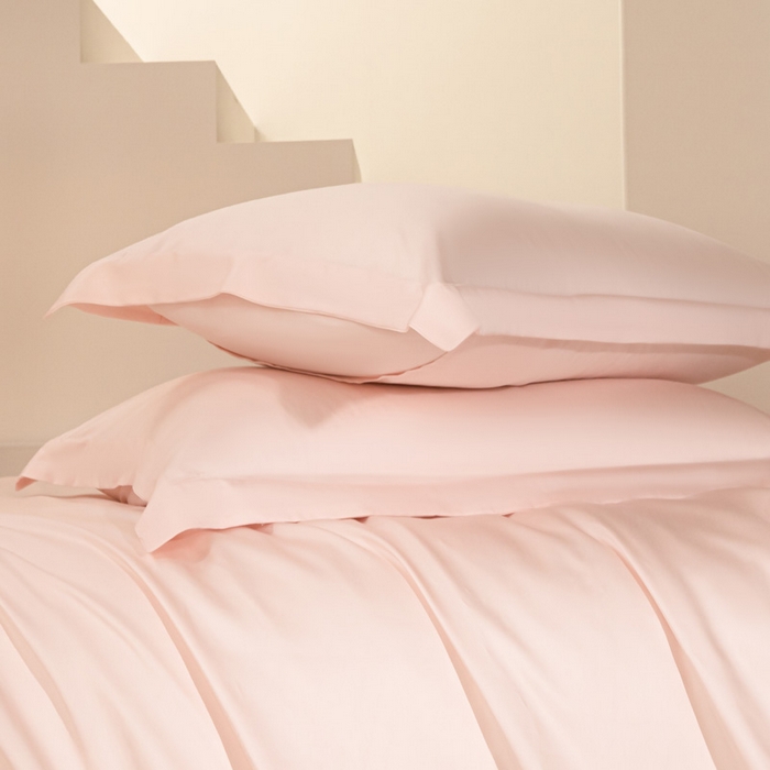 91家纺网 家纺一手货源 找家纺 涵宸 2024新款兰精天丝棉纯色单品-枕套 枕套-肉桂粉