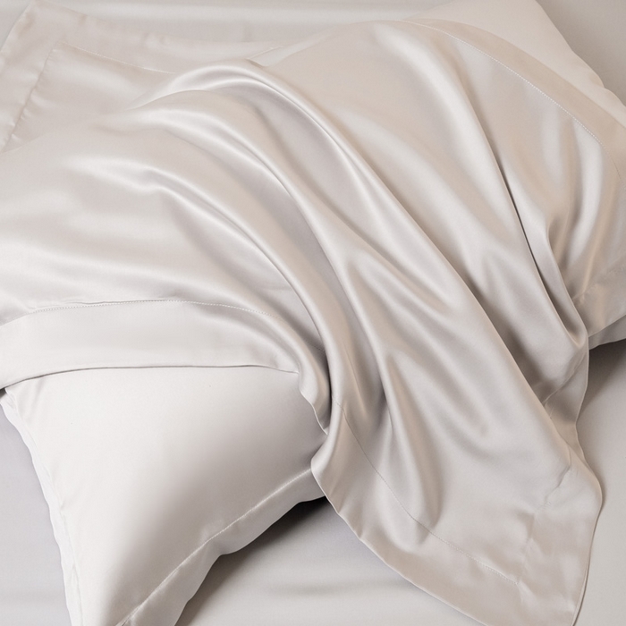 91家纺网 家纺一手货源 找家纺 涵宸 2024新款兰精天丝棉纯色单品-床单 床单-太空灰