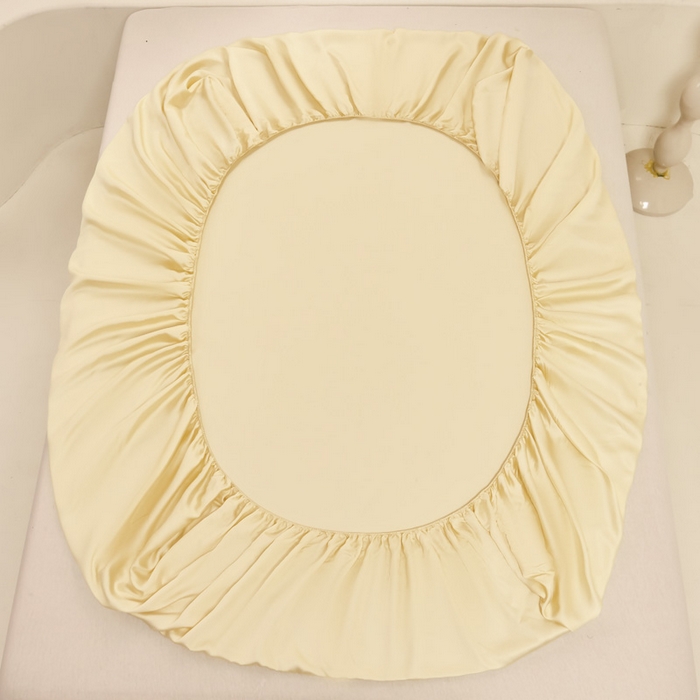 91家纺网 家纺一手货源 找家纺 涵宸 2024新款兰精天丝棉纯色单品-床笠 床笠-雪梨