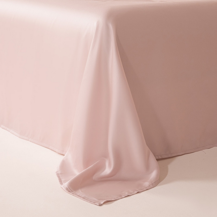 91家纺网 家纺一手货源 找家纺 涵宸 2024新款兰精天丝棉纯色单品-床单 床单-玫瑰粉