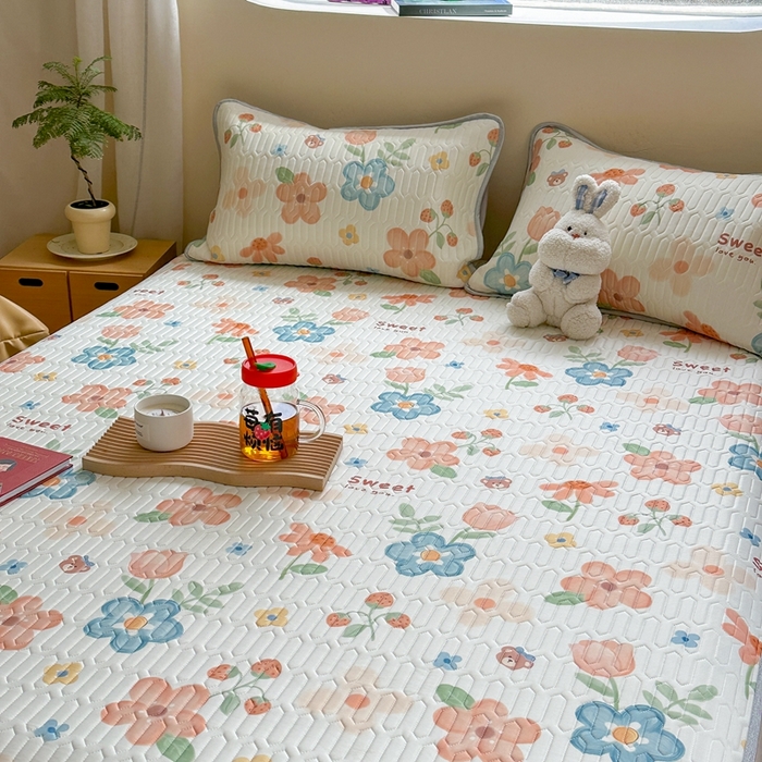 91家纺网 家纺一手货源 找家纺 慕尚家纺 2025新款ms乳胶圆网花色乳胶凉席 秘境