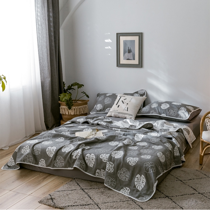 91家纺网 家纺一手货源 找家纺 （总）朴尔2024经典六层纱布全棉毛巾被系列-朴尔经典款常年备货