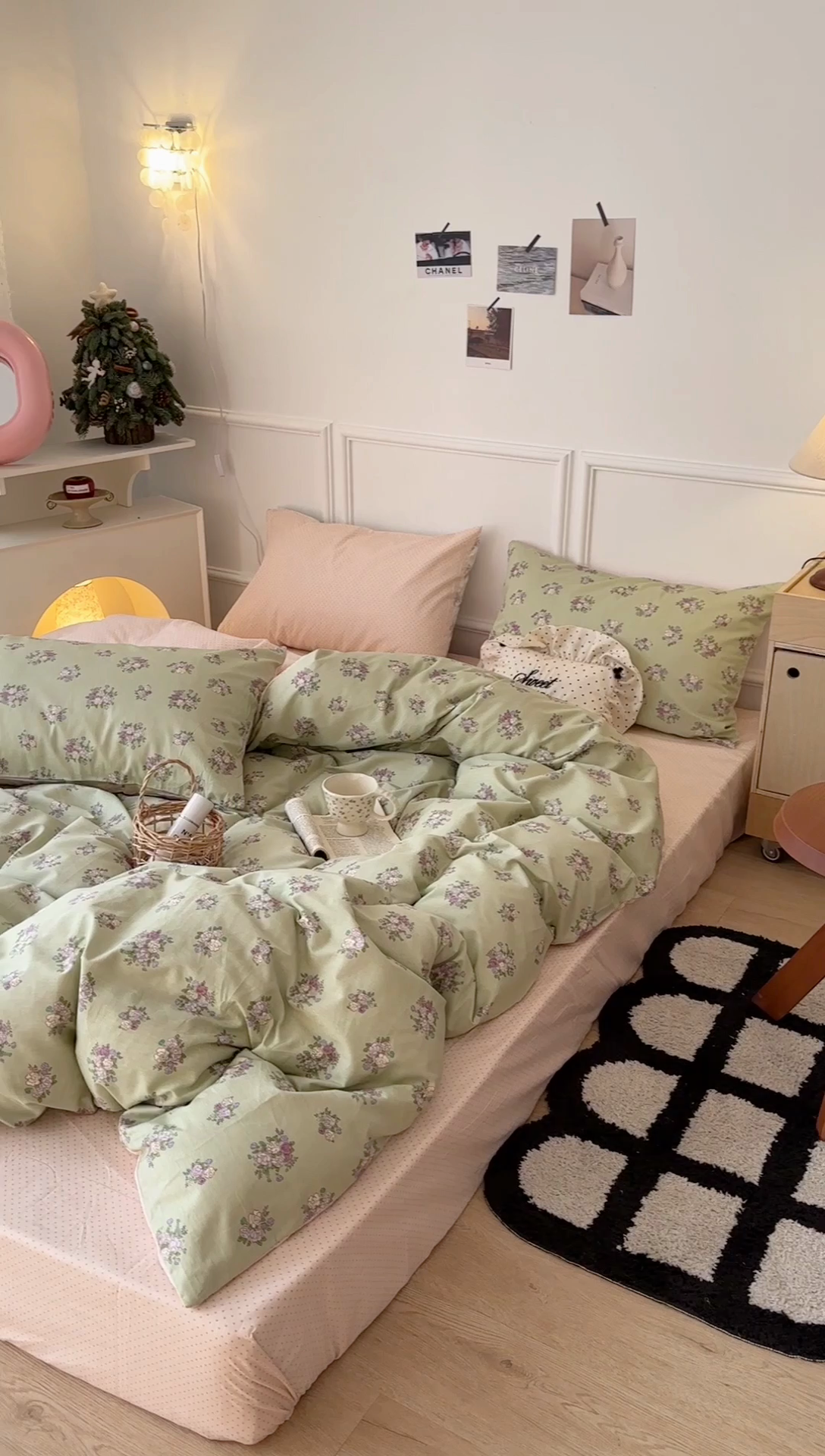 91家纺网 家纺一手货源 找家纺 昔可家纺 2024韩式碎花四件套 英格丽午后