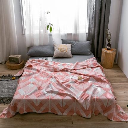 91家纺网 家纺一手货源 找家纺 （总）朴尔家纺-毛巾被 2024新款三层水洗棉全棉纱布毛巾被