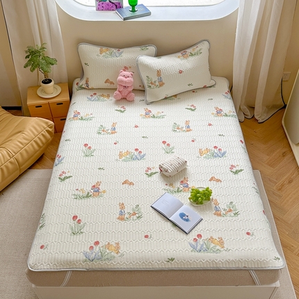 91家纺网 家纺一手货源 找家纺 （总）慕尚家纺 2025新款ms乳胶圆网花色乳胶凉席