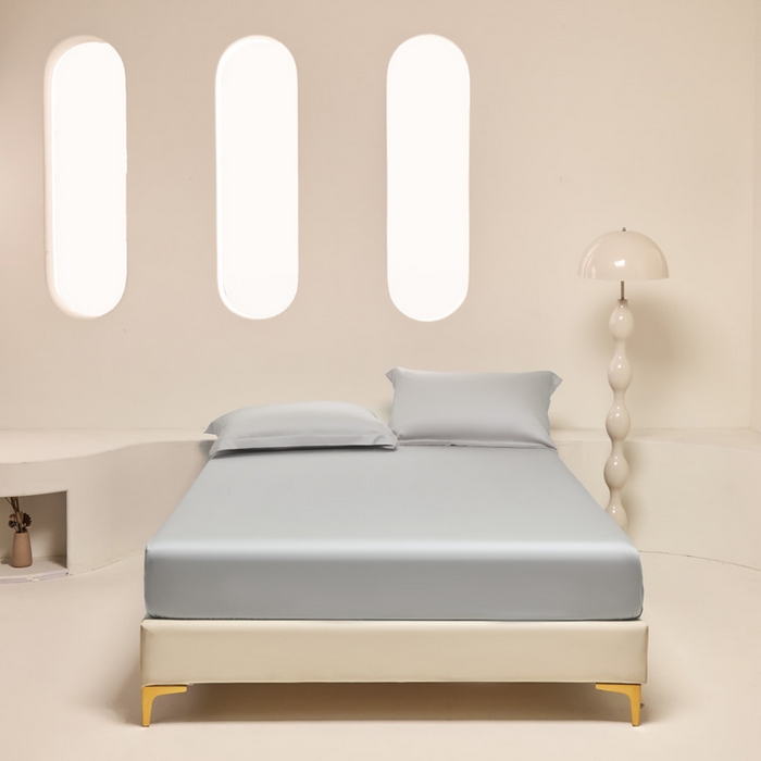 91家纺网 家纺一手货源 找家纺 涵宸 2024新款兰精天丝棉纯色单品-床笠 床笠-时尚灰