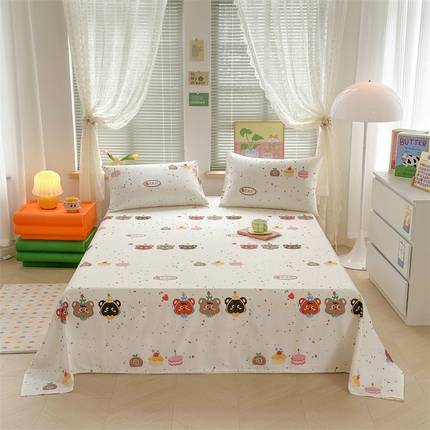 91家纺网 家纺一手货源 找家纺 （总）寻米 2024新款纯棉正宗13070印花小清新系列-单床单