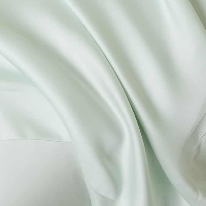 91家纺网 家纺一手货源 找家纺 涵宸 2024新款兰精天丝棉纯色单品-床单 床单-空绿