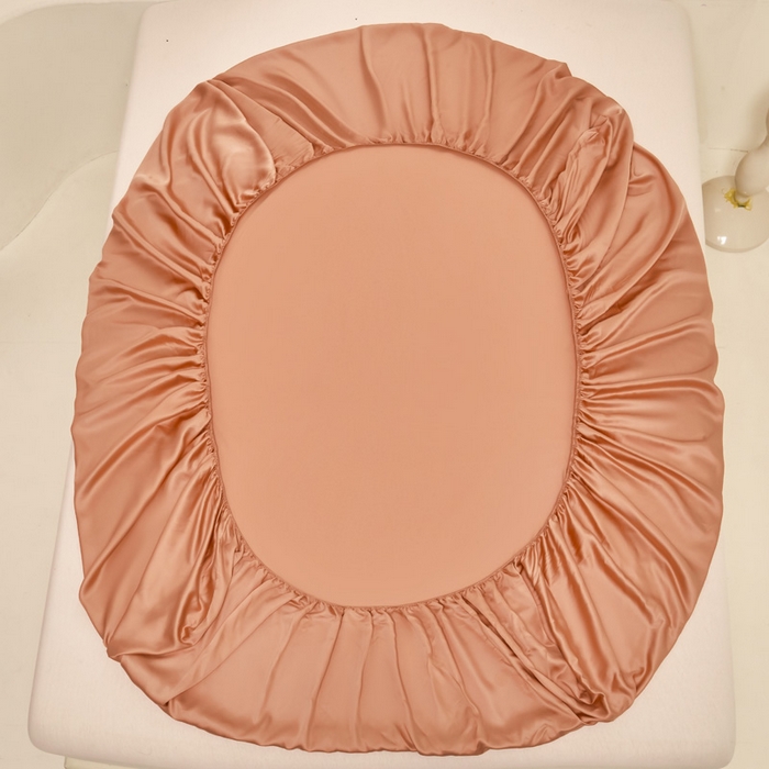 91家纺网 家纺一手货源 找家纺 涵宸 2024新款兰精天丝棉纯色单品-床笠 床笠-焦糖