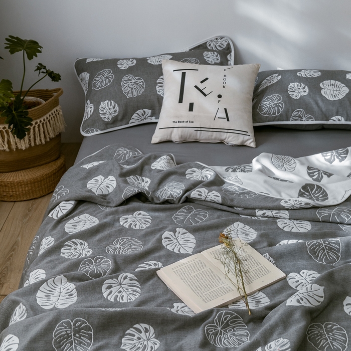 91家纺网 家纺一手货源 找家纺 （总）朴尔2024经典六层纱布全棉毛巾被系列-朴尔经典款常年备货