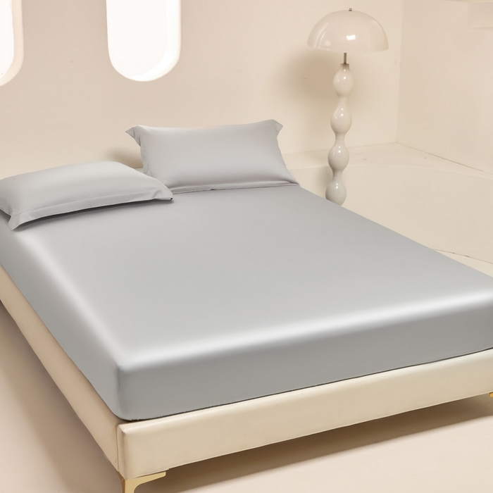 91家纺网 家纺一手货源 找家纺 涵宸 2024新款兰精天丝棉纯色单品-床笠 床笠-时尚灰