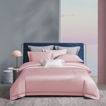 91家纺网 家纺一手货源 找家纺 （总）爱情故事 100支春夏新品四件套