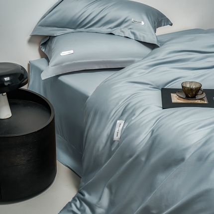 91家纺网 家纺一手货源 找家纺 （总）秀色家纺 2025新款60支贡缎新疆长绒棉全棉纯棉三件套轻奢床品床单床笠被套床上四件套