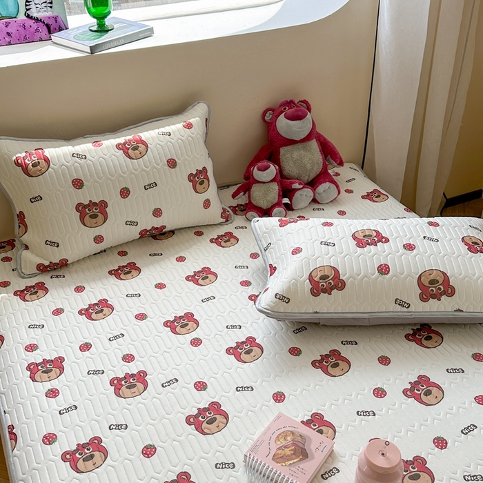 91家纺网 家纺一手货源 找家纺 （总）慕尚家纺 2025新款ms乳胶圆网花色乳胶凉席