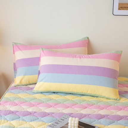 91家纺网 家纺一手货源 找家纺 （总）X猫先生床笠 2024新款全棉色织水洗棉枕套